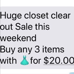 Dresses - Bundle any 3 👗 items for $20 Dresses - Bundle any 3 👗 items for $20